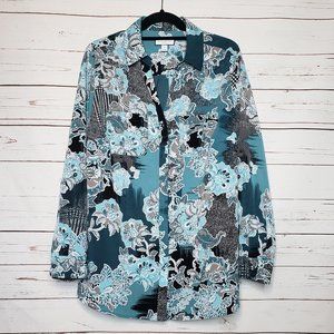 Charter Club Floral Button Down Shirt
